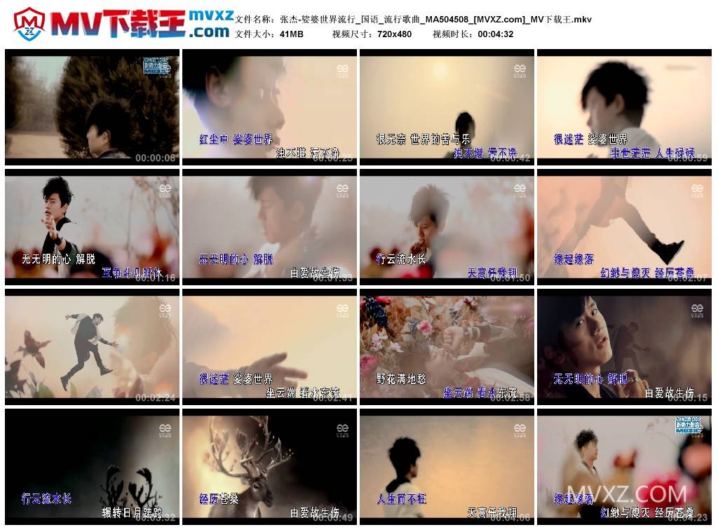 张杰-娑婆世界流行_国语_流行歌曲_MA504508